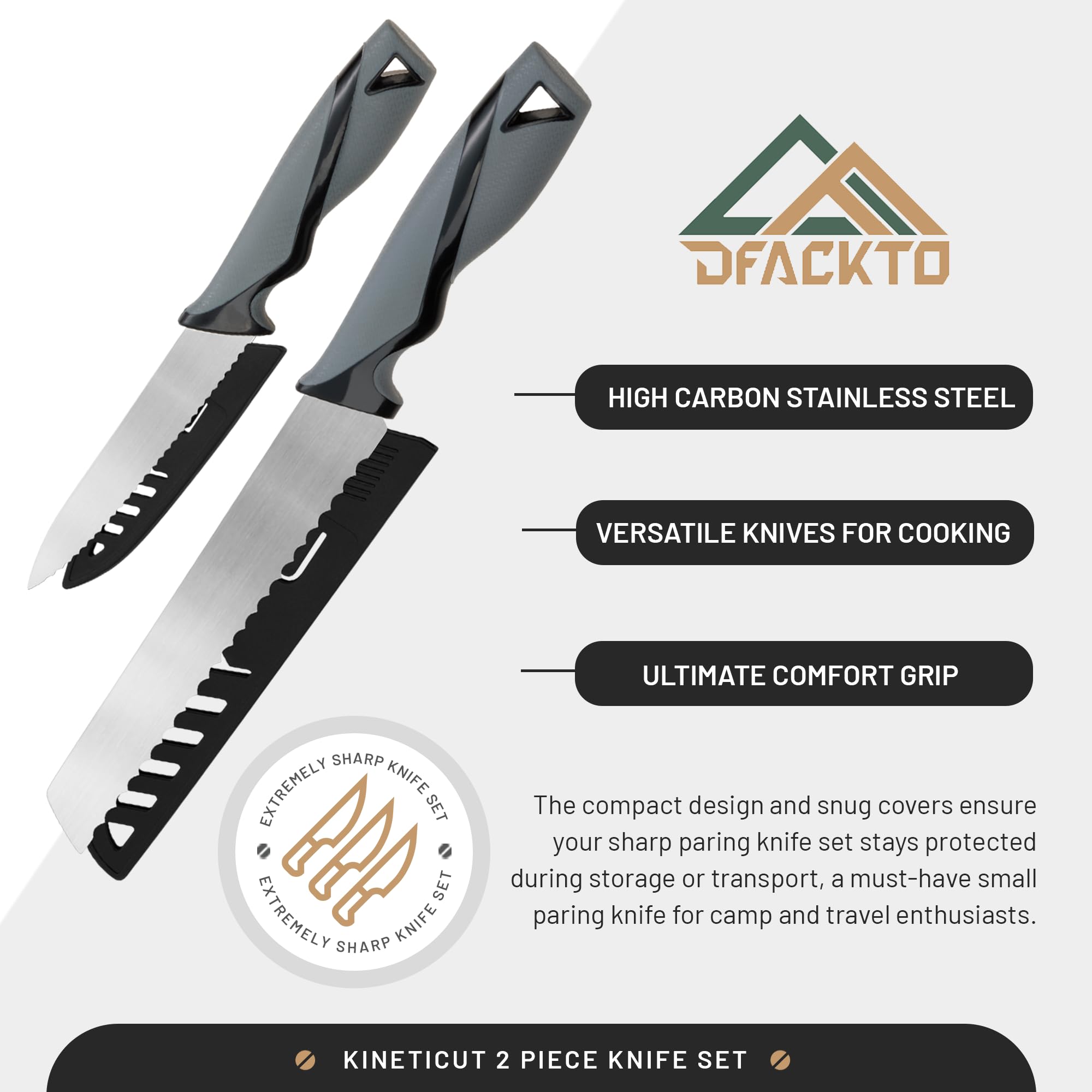 2-Piece Serrated Knife Set