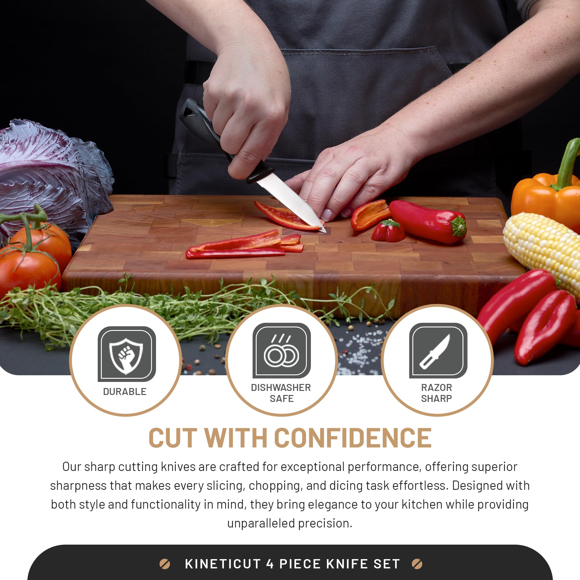 7-Piece Paring Knife Set with Kitchen Peeler