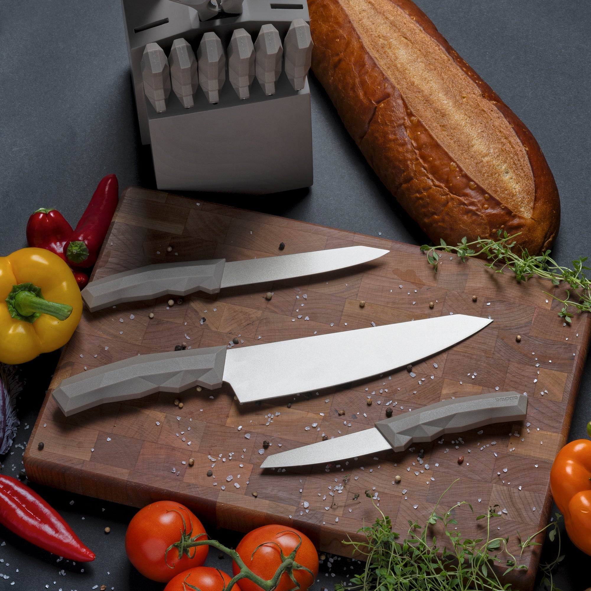 Boulder Series 15 Piece Cutlery Set // Champagne Gold