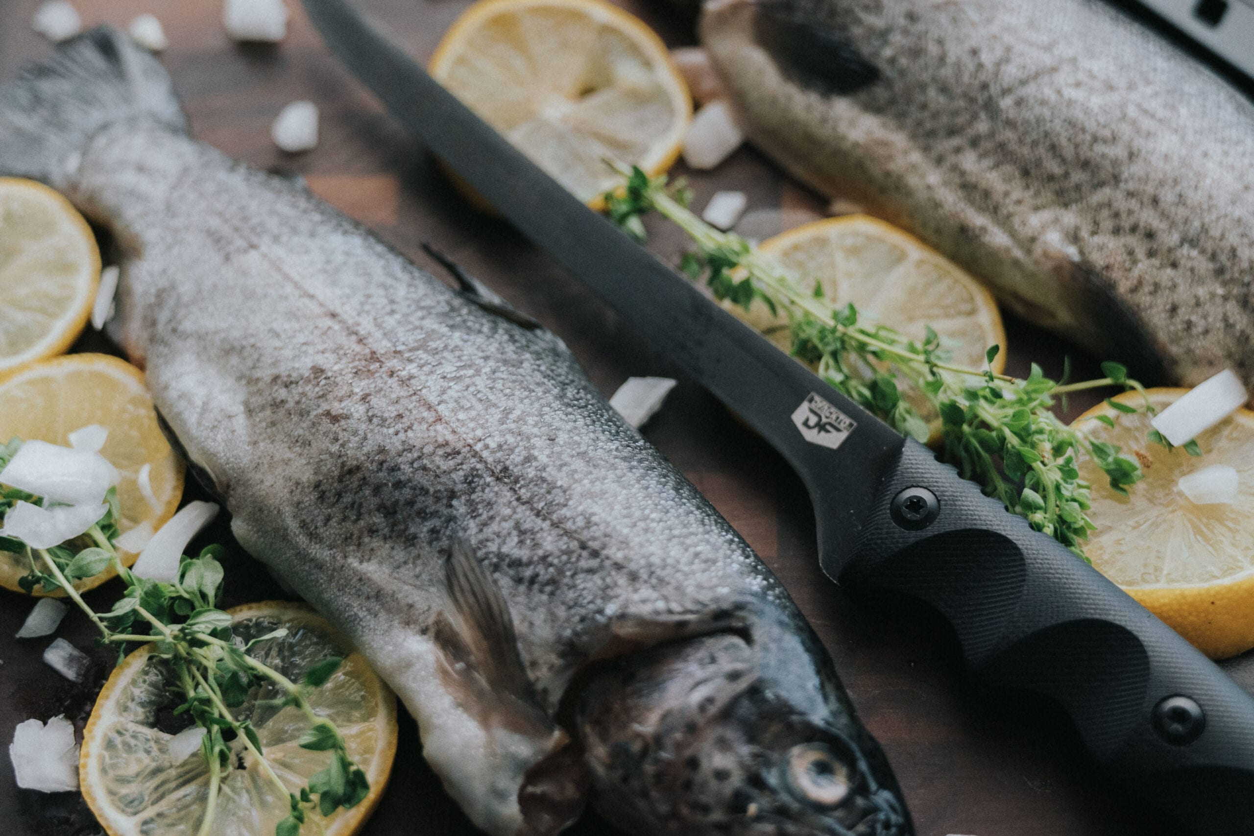 DFACKTO Interceptor 7.5" Fillet Knife with Trout