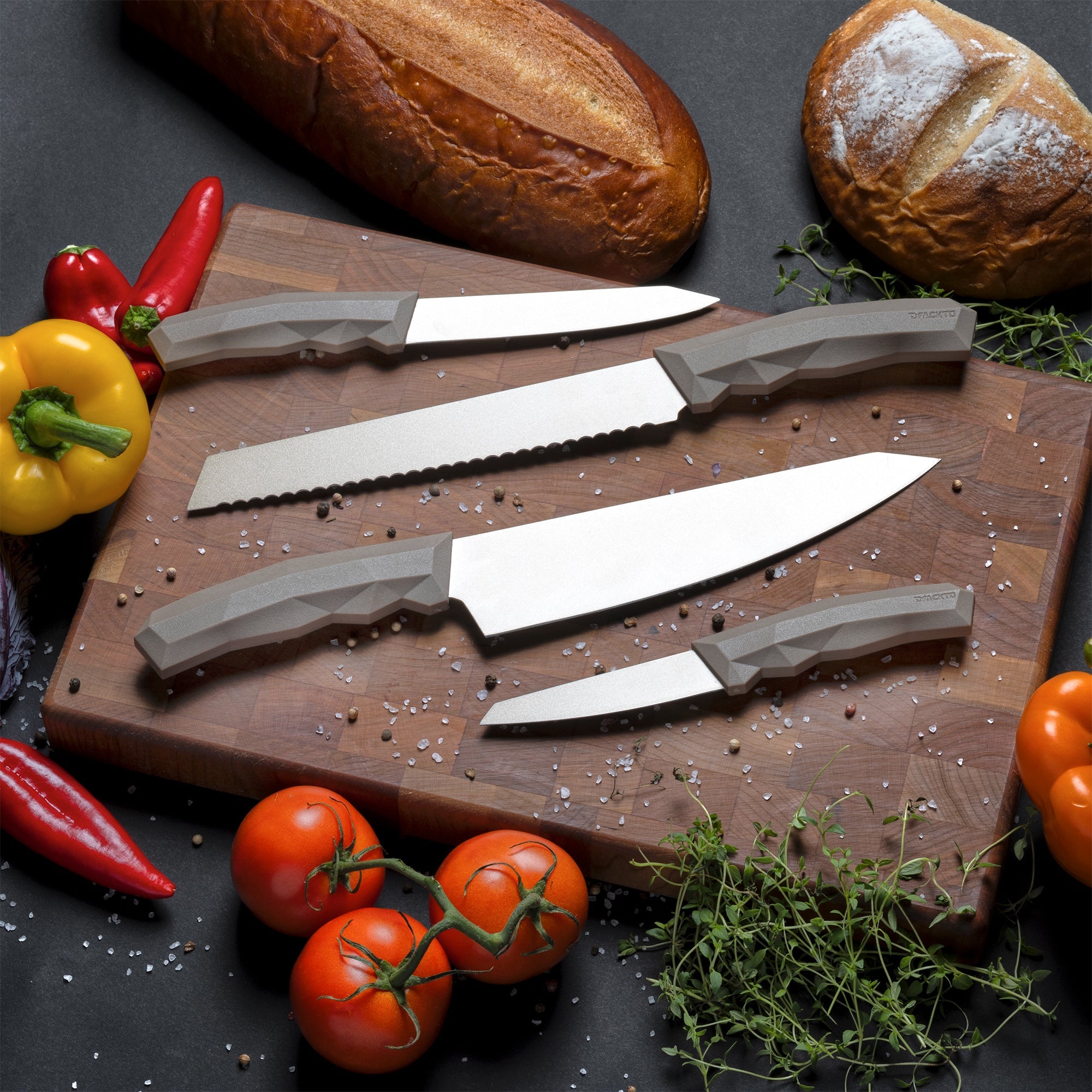 Boulder Series 15 Piece Cutlery Set // Champagne Gold