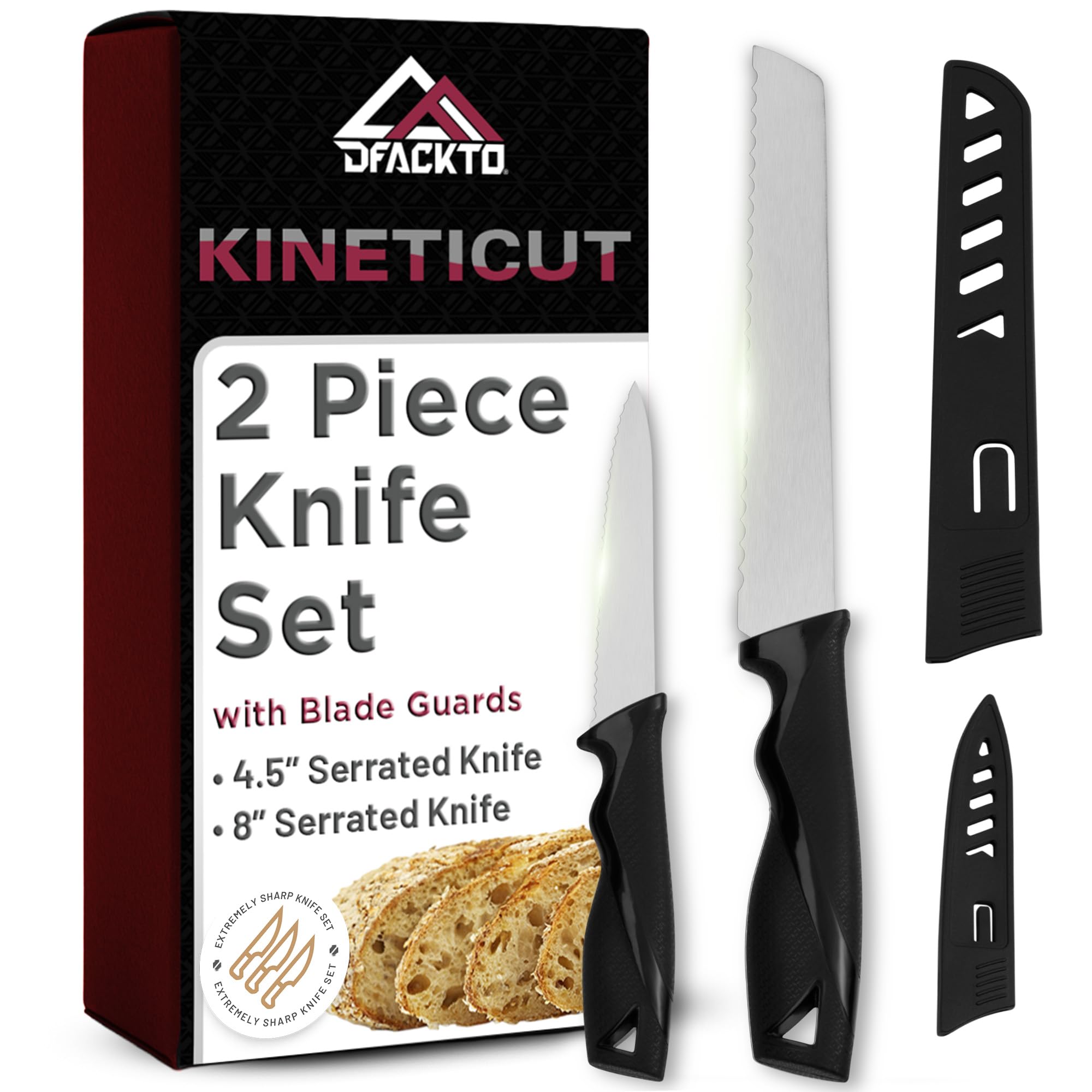 2-Piece Serrated Knife Set