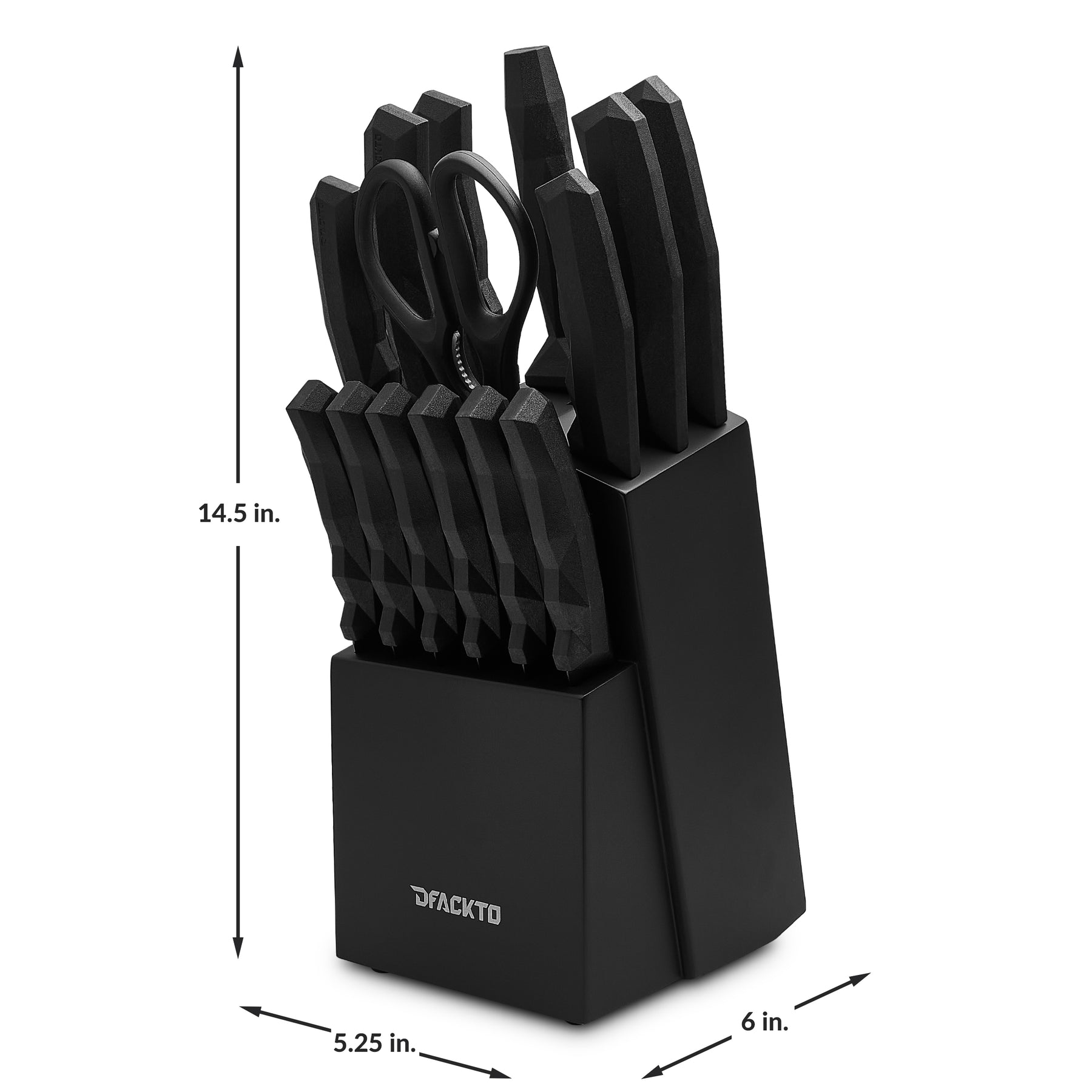 Wölfe 14 Pc Cutlery Set with Magnetic Block – Tahoe Kitchen Co