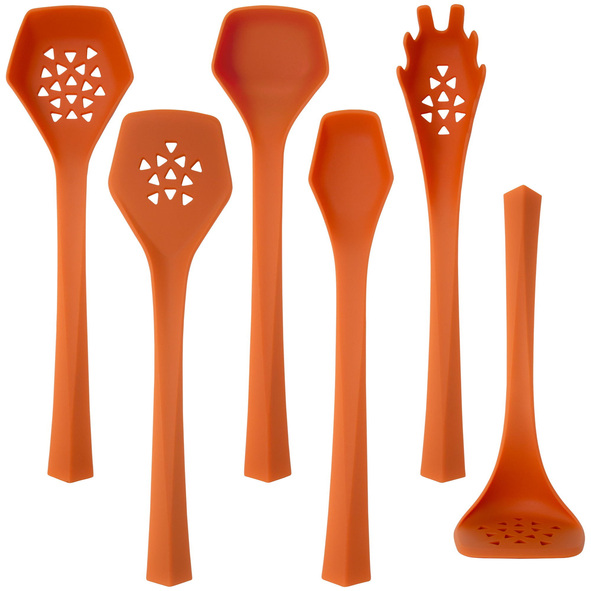 Kitchen Tools Orange 6 Piece Heavy Duty Kitchen Utensil Set // Orange